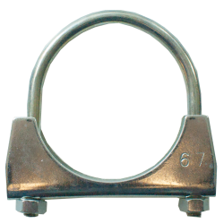 B775 EXHAUST CLAMP M8 67MM   QTY10